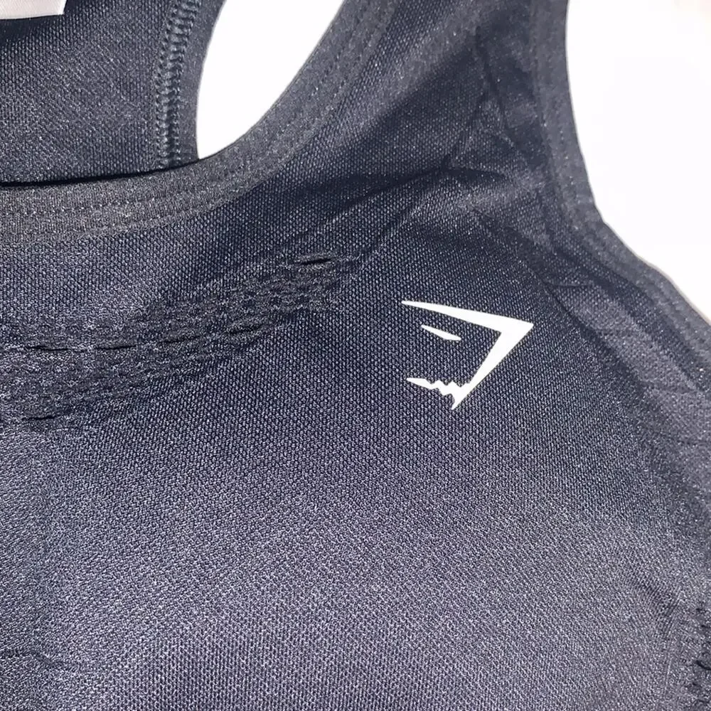 GYMSHARK Energy Seamless Sports Bra. Small.‎ Black.